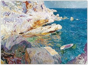 Joaquin Sorolla Poster Travel Prints Sea Landscape Wall Art